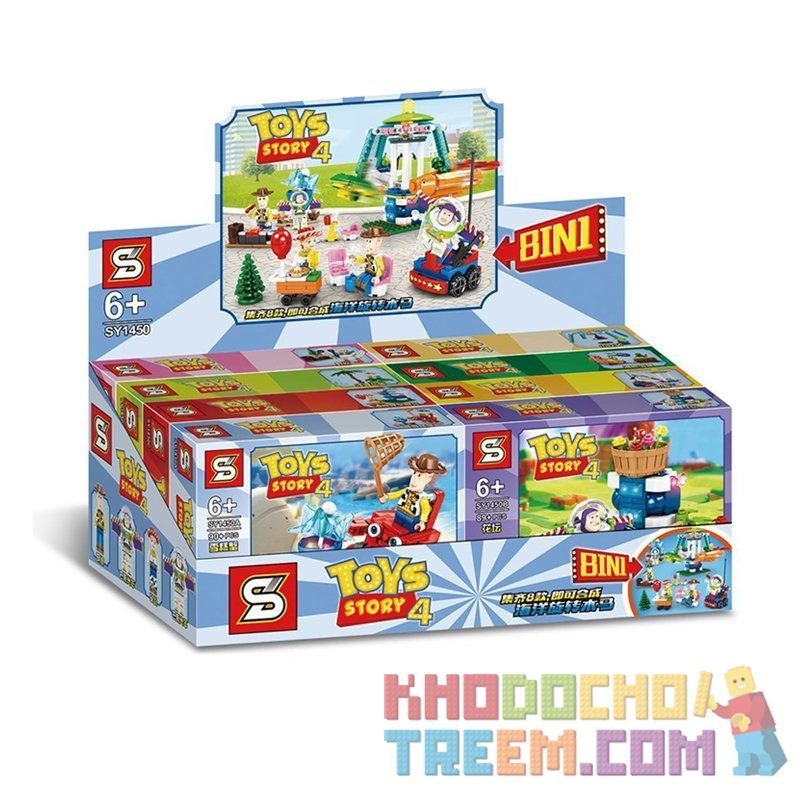 SHENG YUAN SY SY1450 1450 non  CÂU CHUYỆN TRÒ CHƠI bộ đồ chơi xếp lắp ráp ghép mô hình Toy Story Câu Chuyện Đồ Chơi 931 khối