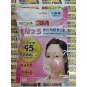 Khẩu trang 3M 9501C xanh tím hồng KN95 có đệm mũi lọc hơn 95% bụi siêu mịn PM2.5 có van thở, đeo tai, chính hãng