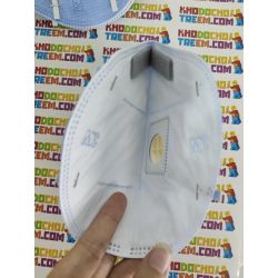 Khẩu trang 3M 9501C xanh tím hồng KN95 có đệm mũi lọc hơn 95% bụi siêu mịn PM2.5 có van thở, đeo tai, chính hãng