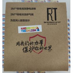 Khẩu trang 3M 9502V+ KN95 lọc hơn 95% bụi siêu mịn PM2.5 có van thở, đeo tai, chun vải mềm hơn 9502VT, chính hãng