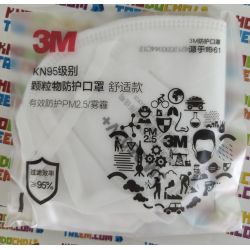 Khẩu trang 3M 9502V+ KN95 lọc hơn 95% bụi siêu mịn PM2.5 có van thở, đeo tai, chun vải mềm hơn 9502VT, chính hãng