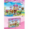 GUDI 9018 non  CÔNG CHÚA ALICE KHU VƯỜN BÍ MẬT bộ đồ chơi xếp lắp ráp ghép mô hình Alice Princess SECRET GARDAN 498 khối