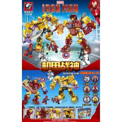 TIGER 71130 non  TRẬN CHIẾN VỚI THANOS bộ đồ chơi xếp lắp ráp ghép mô hình Marvel Super Heroes IRON MAN Siêu Anh Hùng Marvel 817 khối