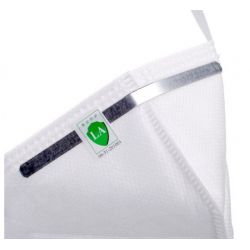 Một cái khẩu trang 3M 9002 KN90 lọc hơn 90% bụi siêu mịn PM2.5 , đeo đầu, chun tổng hợp, chính hãng