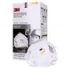 Một cái khẩu trang 3M 9002V KN90 lọc hơn 90% bụi siêu mịn PM2.5 , đeo đầu, chun tổng hợp, chính hãng