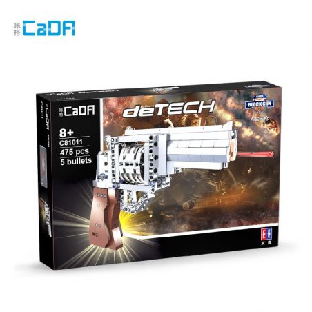 DOUBLEE CADA C81011 81011 non  SÚNG LỤC Ổ QUAY bộ đồ chơi xếp lắp ráp ghép mô hình Gun BLOCK GUN 475 khối