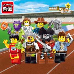 Enlighten 1503A 1503B Qman 1503A 1503B non  16 NHÂN VẬT NHỎ TRONG MÙA THỨ BA bộ đồ chơi xếp lắp ráp ghép mô hình Collectable Minifigures Búp Bê Sưu Tầm