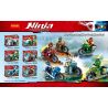 JISI 10029 10030 10031 10032 10033 10034 non  XE MÁY TRONG SUỐT MINIFIGURE 6 bộ đồ chơi xếp lắp ráp ghép mô hình The  Ninjago Movie Ninja Lốc Xoáy