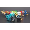 JISI 10029 10030 10031 10032 10033 10034 non  XE MÁY TRONG SUỐT MINIFIGURE 6 bộ đồ chơi xếp lắp ráp ghép mô hình The  Ninjago Movie Ninja Lốc Xoáy