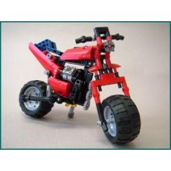JISI 3352 REBRICKABLE MOC-0079 0079 MOC0079 non  MÔ TÔ BÁNH RỘNG bộ đồ chơi xếp lắp ráp ghép mô hình  8048 MOTORBIKE Kỹ Thuật Công Nghệ Cao Mô Hình Phương Tiện 224 khối