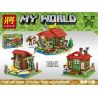 LELE 33020 LEPIN 18015 non  TÚP LỀU BÊN HỒ SANGOICHI bộ đồ chơi xếp lắp ráp ghép mô hình Minecraft Game Xây Dựng 404 khối