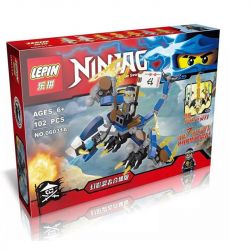 LEPIN 06031A non  BỘ ĐỒ BỐN TRONG MỘT GẮN VÀ NGỰA bộ đồ chơi xếp lắp ráp ghép mô hình The  Ninjago Movie Ninja Lốc Xoáy 102 khối