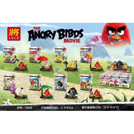 LELE 79249 non  CẢNH ĐỨNG bộ đồ chơi xếp lắp ráp ghép mô hình The Angry Birds Movie Những Chú Chim Điên