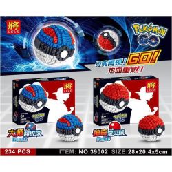 LELE 39002 non  ELFBALL. bộ đồ chơi xếp lắp ráp ghép mô hình Pokémon POKEMON GO 234 khối