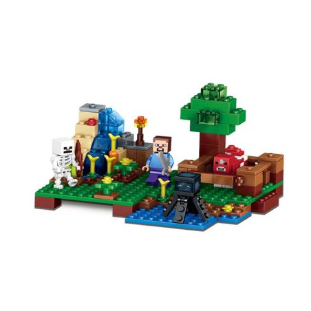 LELE 79252A non  CUỘC SỐNG NÔNG TRẠI bộ đồ chơi xếp lắp ráp ghép mô hình Minecraft Game Xây Dựng 172 khối