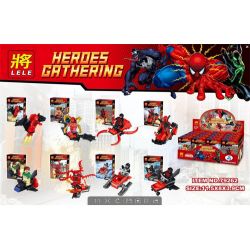 LELE 79262 non  AVENGERS LEAGUE 8 ĐƠN VỊ bộ đồ chơi xếp lắp ráp ghép mô hình Super Heroes Siêu Nhân Anh Hùng