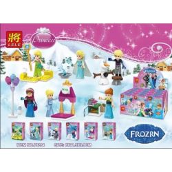 LELE 79264 non  MINIFIGURE 6 GÓI bộ đồ chơi xếp lắp ráp ghép mô hình Frozen Nữ Hoàng Băng Giá