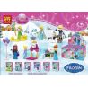 LELE 79264 non  MINIFIGURE 6 GÓI bộ đồ chơi xếp lắp ráp ghép mô hình Frozen Nữ Hoàng Băng Giá