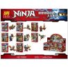 LELE 79268 non  MINI 8 GÓI bộ đồ chơi xếp lắp ráp ghép mô hình The  Ninjago Movie Ninja Lốc Xoáy