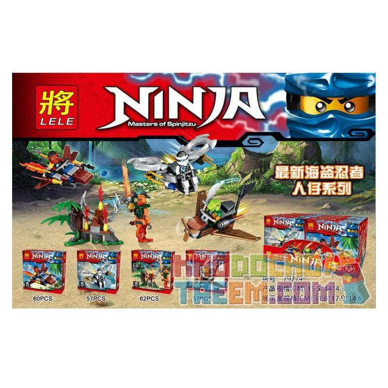 LELE 79274 non  NHÂN VẬT NHỎ bộ đồ chơi xếp lắp ráp ghép mô hình The  Ninjago Movie Ninja Lốc Xoáy