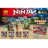 LELE 79274 non  NHÂN VẬT NHỎ bộ đồ chơi xếp lắp ráp ghép mô hình The  Ninjago Movie Ninja Lốc Xoáy