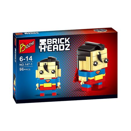 NOT  SUPERMAN & WONDER WOMAN 41490 JISI 6803 6804 Kazi KY147-1 147-1 KY147-2 147-2 LOZ 1701 xếp lắp ráp ghép mô hình SIÊU NHÂN & WONDER WOMAN NGƯỜI PHỤ NỮ KỲ DIỆU Brickheadz Nhân Vật Đầu To 220 khối