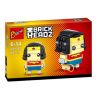 NOT  SUPERMAN & WONDER WOMAN 41490 JISI 6803 6804 Kazi KY147-1 147-1 KY147-2 147-2 LOZ 1701 xếp lắp ráp ghép mô hình SIÊU NHÂN & WONDER WOMAN NGƯỜI PHỤ NỮ KỲ DIỆU Brickheadz Nhân Vật Đầu To 220 khối