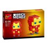 NOT  IRON MAN & CAPTAIN AMERICA 41492 JISI 6805 6806 Kazi KY147-6 147-6 KY147-7 147-7 xếp lắp ráp ghép mô hình NGƯỜI SẮT & ĐỘI TRƯỞNG MỸ Brickheadz Nhân Vật Đầu To 184 khối