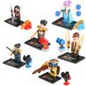 LEPIN 03041A 03041B 03041C 03041D 03041E 03041F non  KING OF GLORY MINIFIGURE SÁU TRONG MỘT bộ đồ chơi xếp lắp ráp ghép mô hình King Of Glory Hegemony Game Liên Quân 33 khối