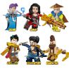LEPIN 03041A 03041B 03041C 03041D 03041E 03041F non  KING OF GLORY MINIFIGURE SÁU TRONG MỘT bộ đồ chơi xếp lắp ráp ghép mô hình King Of Glory Hegemony Game Liên Quân 33 khối