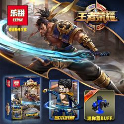 LEPIN 03041A 03041B 03041C 03041D 03041E 03041F non  KING OF GLORY MINIFIGURE SÁU TRONG MỘT bộ đồ chơi xếp lắp ráp ghép mô hình King Of Glory Hegemony Game Liên Quân 33 khối