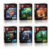 LEPIN 03044A 03044B 03044C 03044D 03044E 03044F non  PHANTOM NINJA MINIFIGURE CẢNH NHỎ SÁU TRONG MỘT bộ đồ chơi xếp lắp ráp ghép mô hình The  Ninjago Movie Ninja Lốc Xoáy 37 khối