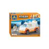Kazi KY85011 85011 non  XE CỨU THƯƠNG bộ đồ chơi xếp lắp ráp ghép mô hình City CITY RESCUE AMBULANCE Thành Phố 92 khối