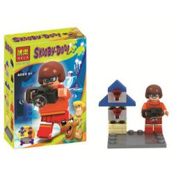 Bela 10456 Lari 10456 non  CẢNH THU NHỎ bộ đồ chơi xếp lắp ráp ghép mô hình Scooby-Doo Chú Chó Sợ Ma