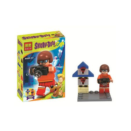 Bela 10456 Lari 10456 non  CẢNH THU NHỎ bộ đồ chơi xếp lắp ráp ghép mô hình Scooby-Doo Chú Chó Sợ Ma