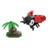 Kazi KY80021-1 80021-1 non  BỌ RÙA NHỎ HẠNH PHÚC bộ đồ chơi xếp lắp ráp ghép mô hình Insect Series Côn Trùng 64 khối
