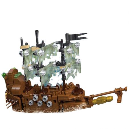 LEPIN 03058D non  NGƯỜI HÀ LAN BAY bộ đồ chơi xếp lắp ráp ghép mô hình Pirates Of The Caribbean Cướp Biển Vùng Caribe 278 khối