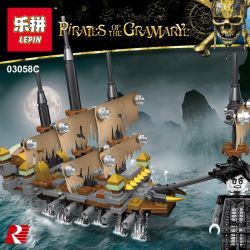 LEPIN 03058C non  MARY IM LẶNG bộ đồ chơi xếp lắp ráp ghép mô hình Pirates Of The Caribbean Cướp Biển Vùng Caribe 294 khối