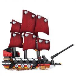 LEPIN 03058B non  ANNE QUEEN REVENGE. bộ đồ chơi xếp lắp ráp ghép mô hình Pirates Of The Caribbean Cướp Biển Vùng Caribe 266 khối