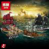 LEPIN 03058B non  ANNE QUEEN REVENGE. bộ đồ chơi xếp lắp ráp ghép mô hình Pirates Of The Caribbean Cướp Biển Vùng Caribe 266 khối