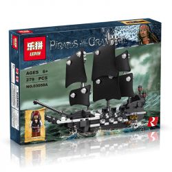 LEPIN 03058A non  NGỌC TRAI ĐEN bộ đồ chơi xếp lắp ráp ghép mô hình Pirates Of The Caribbean Cướp Biển Vùng Caribe 279 khối