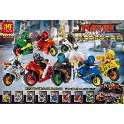 LELE 31050 non  NINJA CƯỠI MÔ TÔ PHÂN KHỐI LỚN bộ đồ chơi xếp lắp ráp ghép mô hình The  Ninjago Movie Ninja Lốc Xoáy