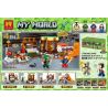 LELE 33065 non  CẢNH NHỎ BỐN TRONG MỘT CỦA MỎ bộ đồ chơi xếp lắp ráp ghép mô hình Minecraft MY WORLD 4IN1 Game Xây Dựng 402 khối