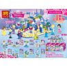 LELE 37022 non  PHIÊN BẢN KẾT HỢP LOẠT CÔNG CHÚA MỚI bộ đồ chơi xếp lắp ráp ghép mô hình Disney Princess 281 khối