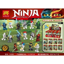 LELE 31033 non  NGƯỜI TÁM bộ đồ chơi xếp lắp ráp ghép mô hình The  Ninjago Movie Ninja Lốc Xoáy