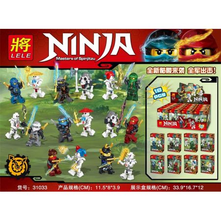 LELE 31033 non  NGƯỜI TÁM bộ đồ chơi xếp lắp ráp ghép mô hình The  Ninjago Movie Ninja Lốc Xoáy