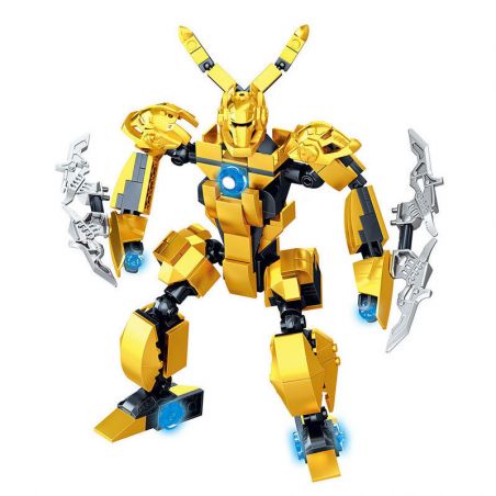 LELE 39027 non  MỰC BÃO KIM LOẠI. bộ đồ chơi xếp lắp ráp ghép mô hình King Of Glory Hegemony 皇者荣耀 金属风暴 墨子 Game Liên Quân 233 khối