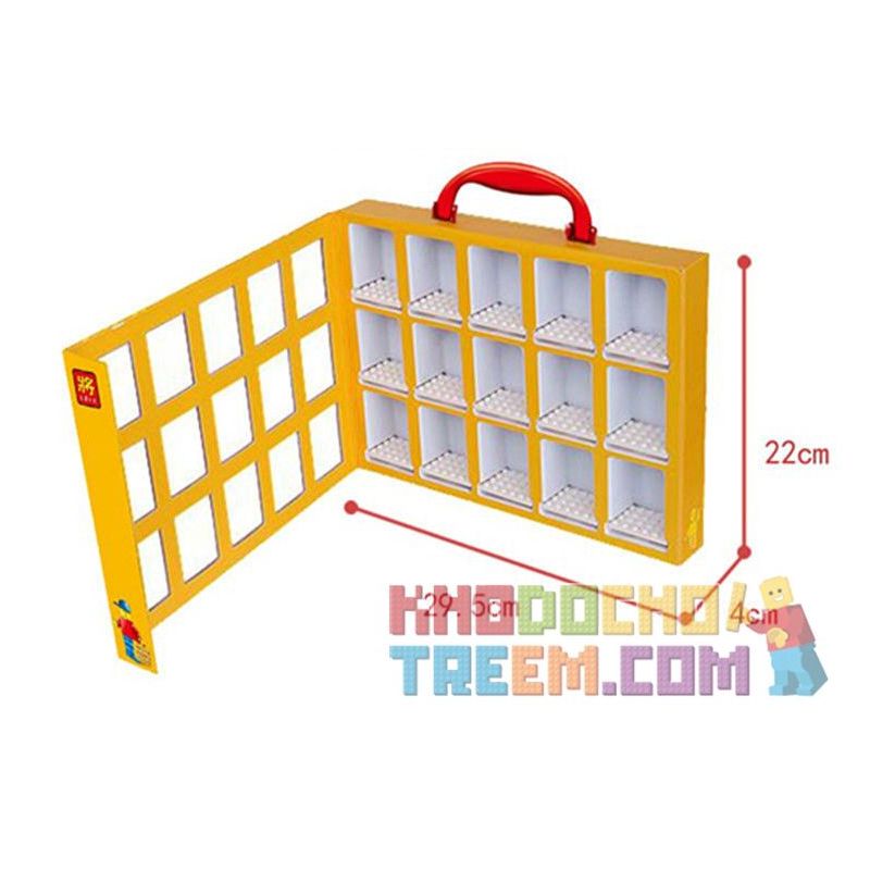 NOT  MINIFIG DISPLAY BOX 852820 LELE 79060 xếp lắp ráp ghép mô hình HỘP TRƯNG BÀY MINIFIG HÌNH NHỎ Gear Đồ Lắp Ghép