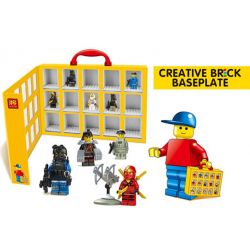 NOT  MINIFIG DISPLAY BOX 852820 LELE 79060 xếp lắp ráp ghép mô hình HỘP TRƯNG BÀY MINIFIG HÌNH NHỎ Gear Đồ Lắp Ghép