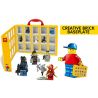 NOT  MINIFIG DISPLAY BOX 852820 LELE 79060 xếp lắp ráp ghép mô hình HỘP TRƯNG BÀY MINIFIG HÌNH NHỎ Gear Đồ Lắp Ghép